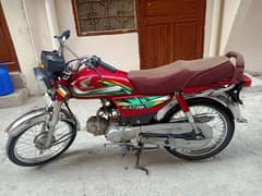 Honda CD 70 Model 2022 registered 2023