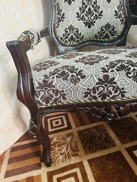 bed set with room chairs 7