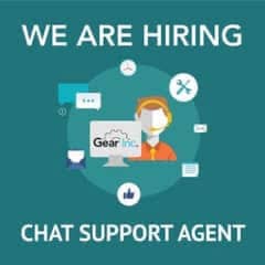 Hiring chat support work as an agent