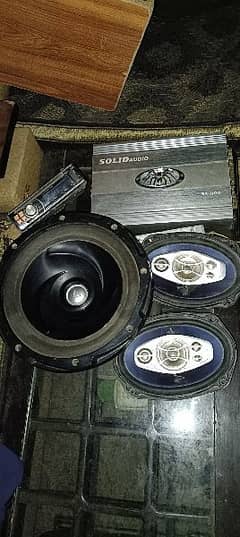 woofer tapes speakers amplifier