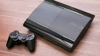 Ps3 super slim 500gb 37 games install 2 wireless controller