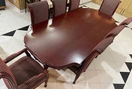 Dining Table with 8 chairs