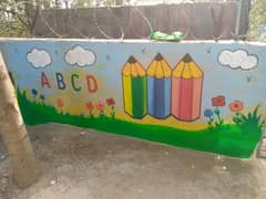 School painting and decoration services