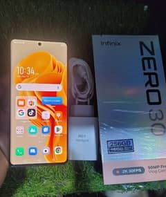 Infinix zero 30 8gb Ram 256gb Rom full box 0370/7014/554