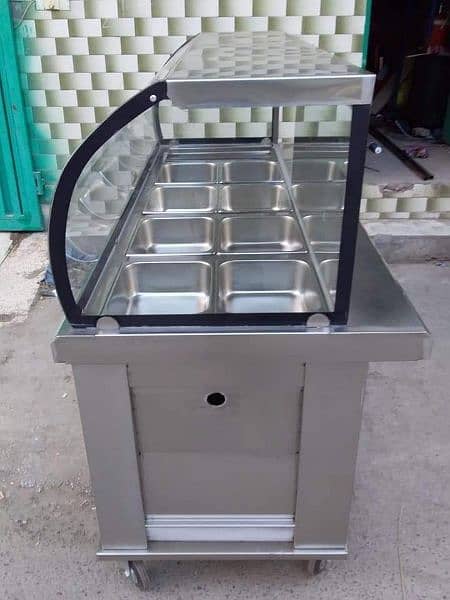 Bain Marie - BBQ Counters - Working Table - Fryers - Stoves - Sink 0