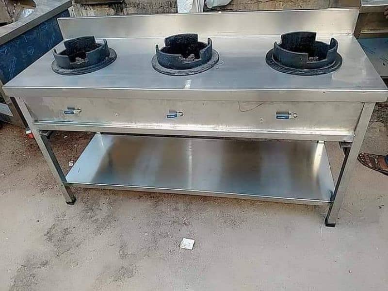 Bain Marie - BBQ Counters - Working Table - Fryers - Stoves - Sink 12