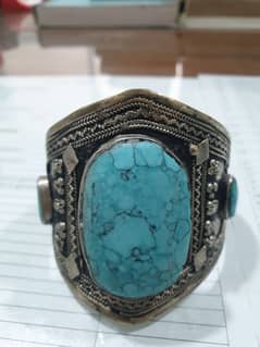 tribal afghan turquoiise bracelet gypsy nomadic cuff. . . .