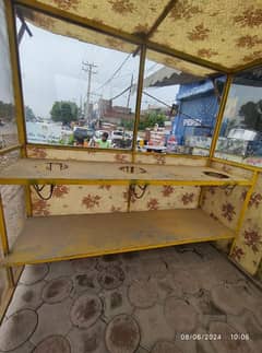 Big Iron Display Counter For Sale.