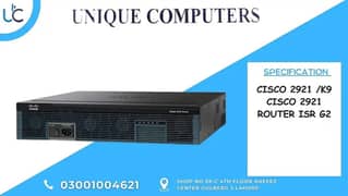 CISCO 2921 /K9 CISCO 2921 ROUTER ISR G2