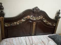 wooden bed   for contact 03218669950