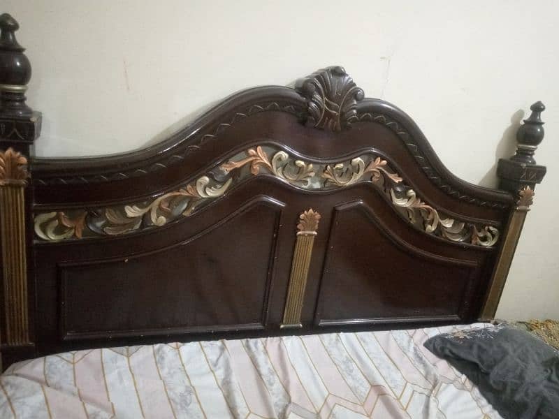 wooden bed   for contact 03218669950 2