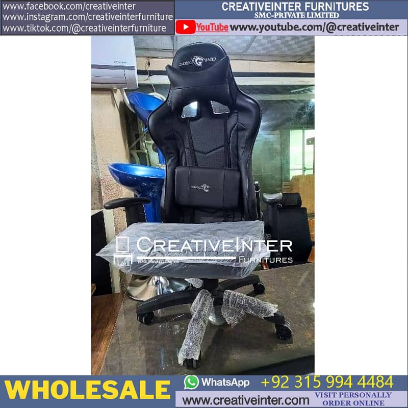 Office Chair Gaming Study Computer Ergonomic Table L Shape Desk 4