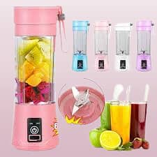 USB Rechargeable Juicer Blender 4 Blades Electric Blender Mini Portab