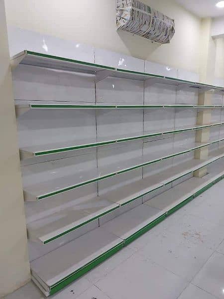 Wall rack/double side rack/ gondola shelving/mart rack/store rack 4