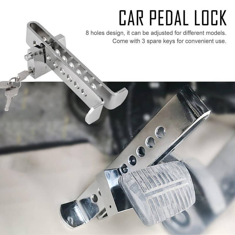 Car Pedal Lock Brake And Clutch Security Lock Anti Theft For All Cars 0