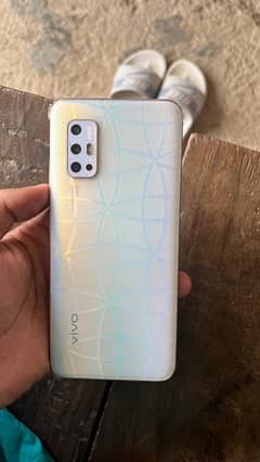 Vivo V17 8/256 with total box,white colour