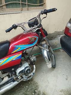 Honda CD 70 Model 19 register in 2021, original