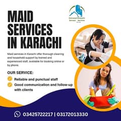 maid (mulazma ) ki zaroorat hai Ghar k Kam k Liye