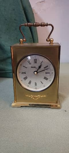 vintage clock full brass metal