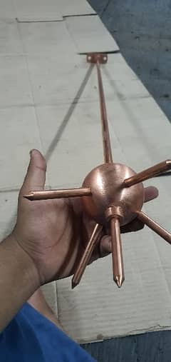 Copper Plated Solar Lightning Arrestor 3 feet