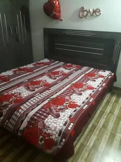 king bed 2 door almari or dressing for sale