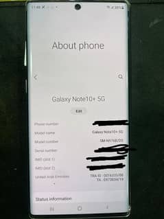 Samsung note 10 plus 5G For Sale