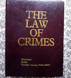 The Law of Crimes