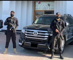 VIP Security Guard's | Prado | Revo, Land Cruiser V8 on rent Islamabad