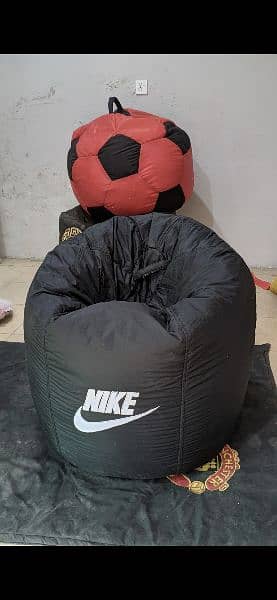 Adult size bean bag sofas with logo / Sofa cum bed bean bags 4