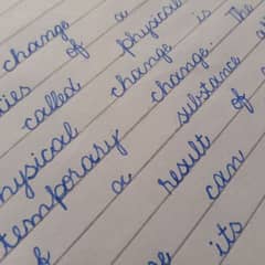 hand writing assignment work