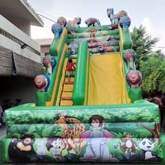 Jumping castle on Rent cotton candy Pop corn balloon'Decor 03324761001