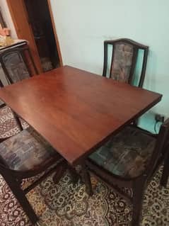 Dining table with chairs