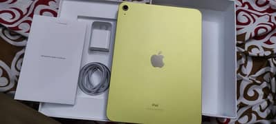 ipad 10th generation  64gbwith conpkete box bilkul new condition  hai