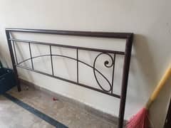 King size Iron Bed and chairs