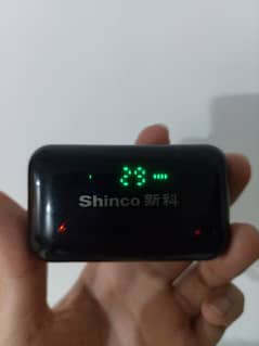 shinco wireless earbuds with fast charging cable