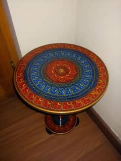 round circular centre table for chai etc