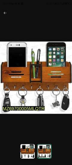 Wall Mount Keys, Pen & Mobile Holder