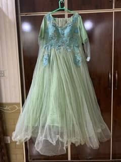 Title: Green Bridal Suit for Sale - 8,000