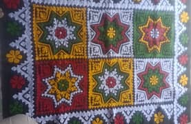 Sindhi Hand Made Rilli Single Bed Size (Applique Work)