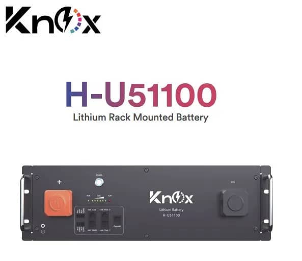 Knox Lithium Ion H-51100AH, 48V  Rackmount Solar Battery 8000 Cycle 0