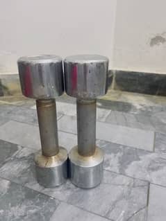 4kg steel dumbbells