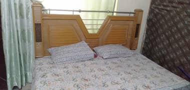 double bed with foam