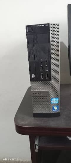 Dell desktop PC with monitor Dell 19 inch
