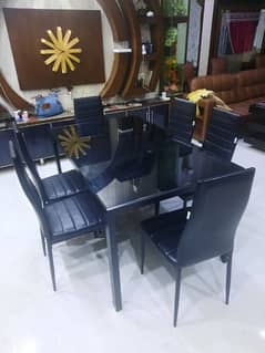 Interwood Dining Table with 6 Chairs