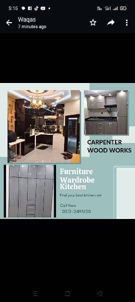 Kitchen Carpenter available / Repairing, Carpenters on demand 17