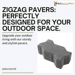 Concrete Zigzag/UniPaver block