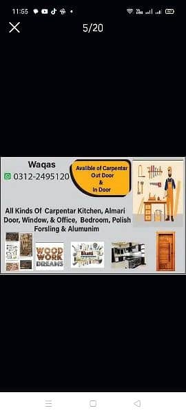 Wood Works - Acrylic Kitchen Design - Carpenter On Demand 5