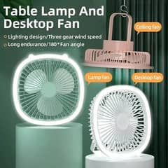 Desktop Lamp Fill Light Fan Household