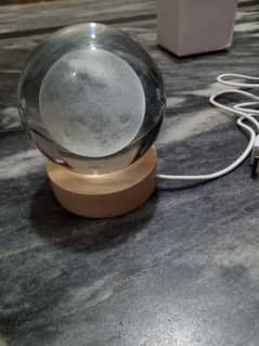 3D Crystal Moon Lamp
