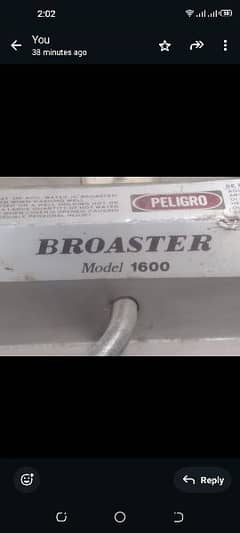 broast machine made in USA electric 03087743928